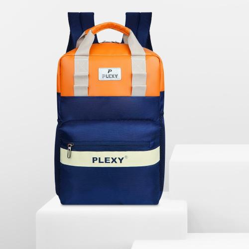 Plexy Blue, Red Polyester Laptop Backpack 35 L