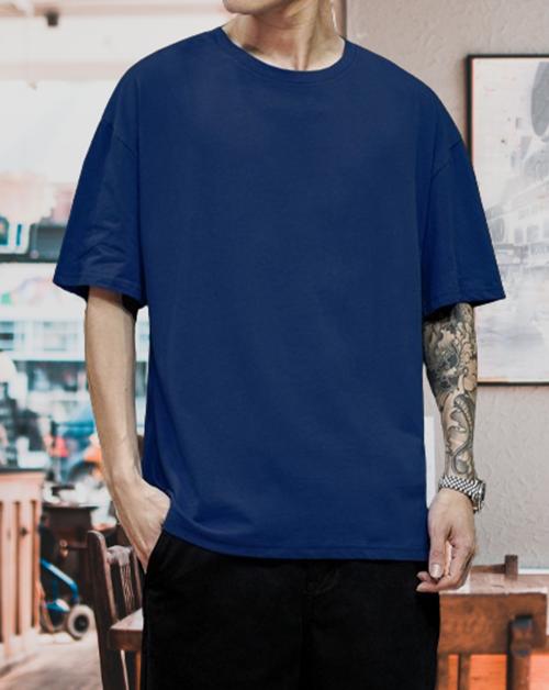 Hikaru gives you round neck half sleeves solid Pattern Regular wear t-shirt for men