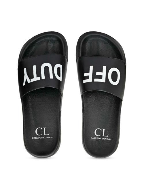 Carlton London Black flip flops