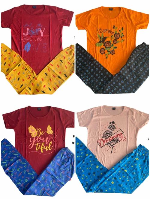 Scooboo cotton XXL ladies pyjama set pack of 2 set