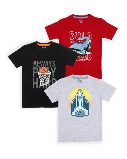 J & JP Boys Printed Tshirts - Trendy collections - 13-14 Y