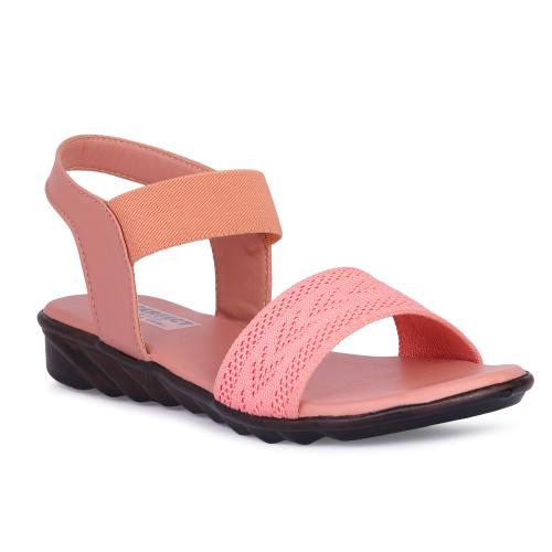 Perfect step Women/girls comfortable trending flat sandal(Pink)
