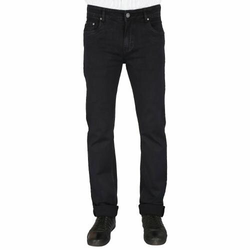 FLAGS Mens Black Cotton Slim Fit Jeans JioMart