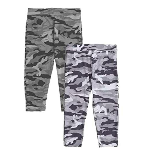 BLUEBUCK Girls All over Printed Capri Pant - Pack of 2