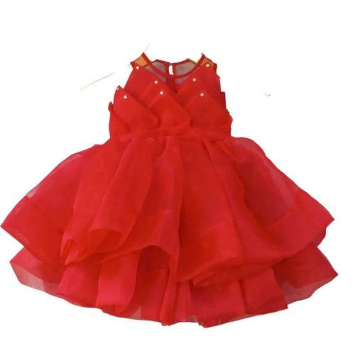Aglare Girls Red Dresses