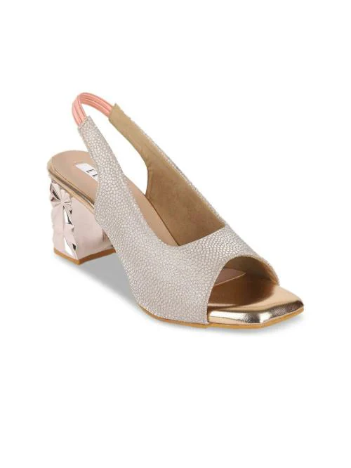 Elle Magenta Block Heels