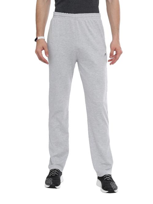 Proline Men Grey Anti-pilling Track Pants