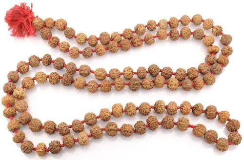 Original Natural Nepal Rudraksha Beads 8 Mukhi Mala With JGL Certified Mala