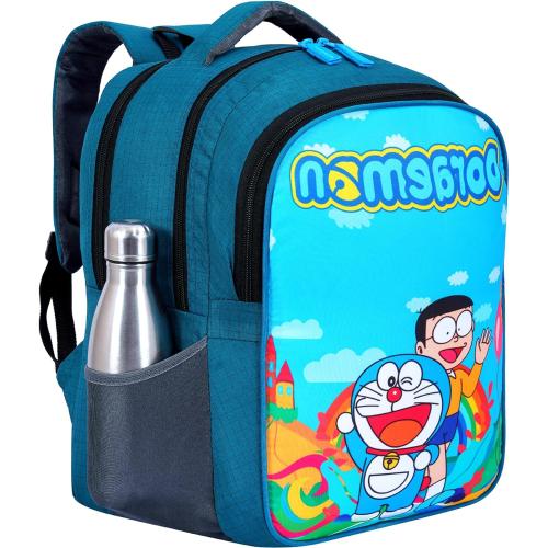 IRY Lightweight School Backpack for Boys and Girls - Ideal for 1st, 2nd, and 3rd Class - Casual Backpack - Waterproof School Bag (Doraemon)
