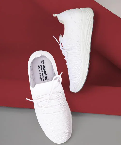 Aqualite Women White Casual Shoes