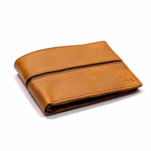 LUYF Craven Vegan Leather Wallet for Men | Premium Finish Wallet | RFID Wallet for Men | Purse for Men Yellow