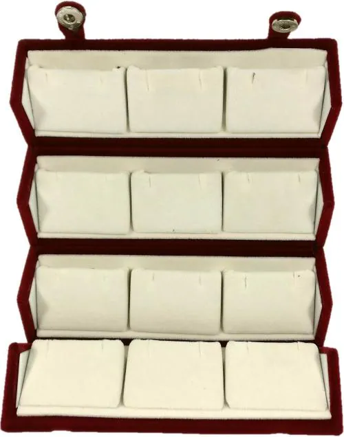 Buy Addyz Velvet Red, White Vanity Box Online at Best Prices in India