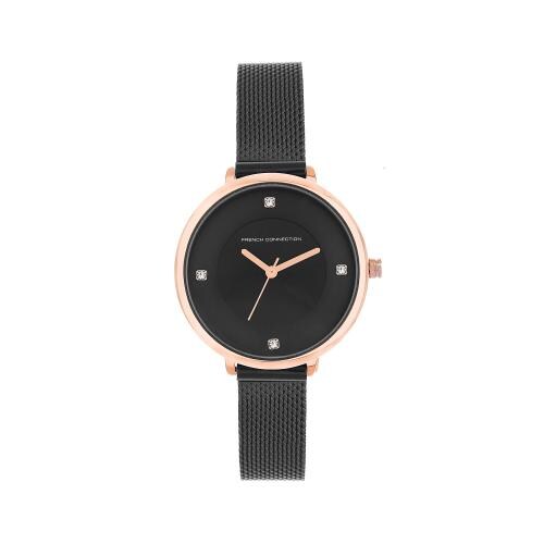 French Connection Rose Gold Analogue Watch For Women- FCN0007C-R
