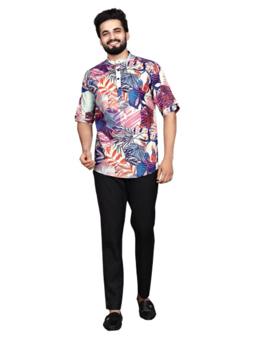 Weafkail Shirt for Men Hawaiian Beach Shirts Funny Shirts for Men Regular Fit Short Sleeve Stretch Hawaiian Dries Quickly