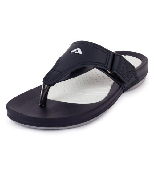 ADDA 2D STAR-1 Women Navy & White Thong Flip-Flops