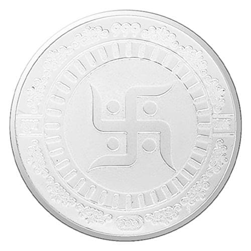 Giva Silver 5 Grams Coin With Swastika Embossing