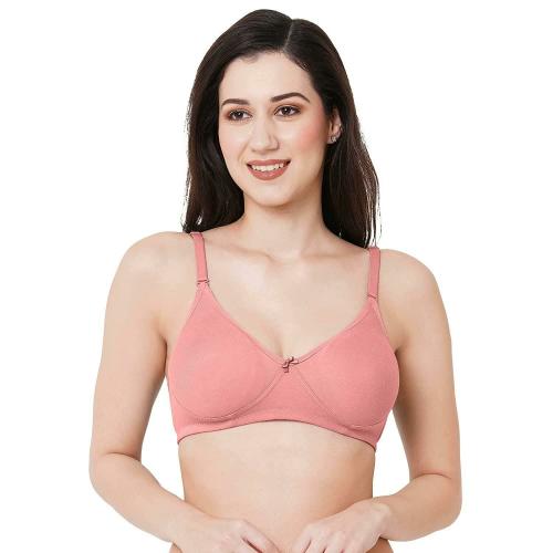 Planet Inner Women Rose Polycotton T-Shirt Bra (34B size)