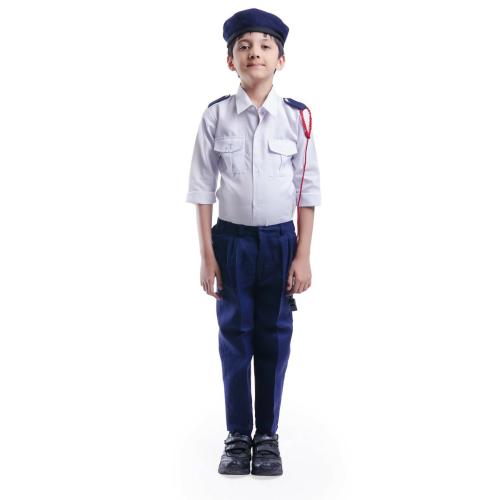 Fancydresswale Kids Traffic Police Dress (5-6 Yrs)