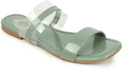 Myra Green flat sandal for Women