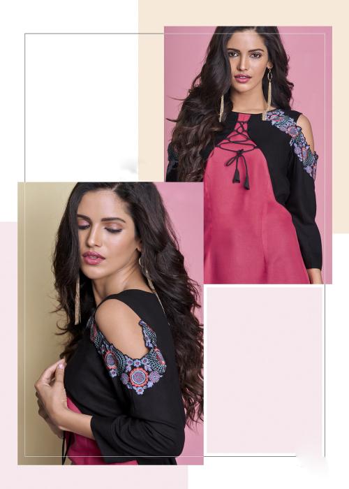 VD Women'sWomen's Rayon with Embroidery Kurta & Kurti