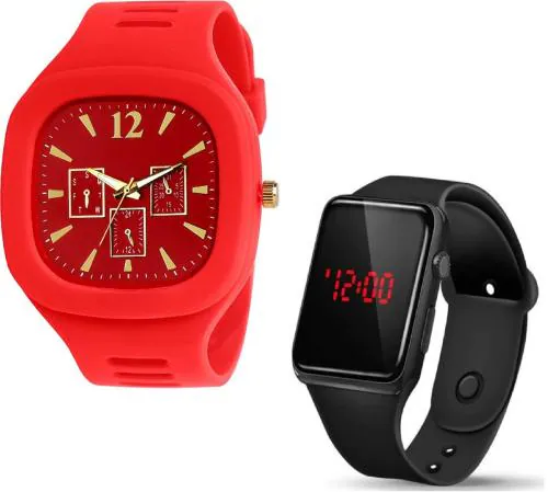 hala Miller-HL Analog Watch - For Boys & Girls A Digital Electronic LED And An Analog Watch