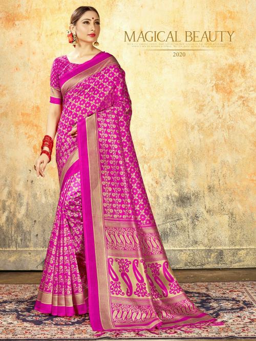 TIRA Women Fashion Art Silk Party & Festive Pink Color Saree saree / saree for women / sarees / sarees latest / sari