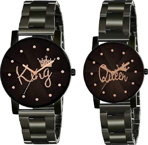RTK New King-Queen Analog Watch For Men,Women