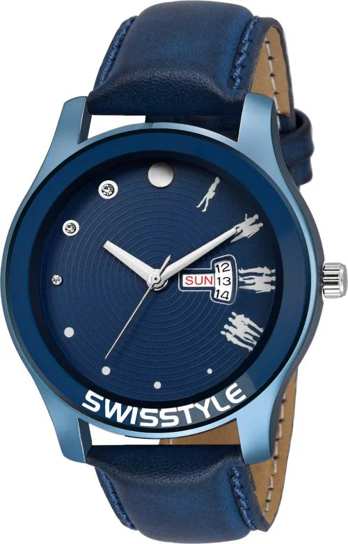 Swisstyle Analog Blue Watch For Men (Ss-Gr004-Mv)