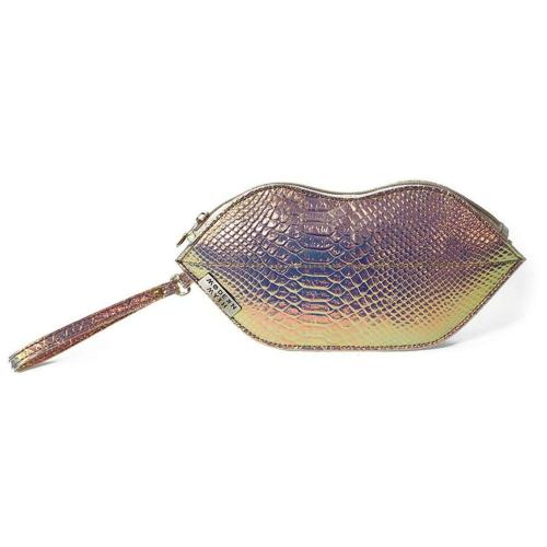 Holo Prisma Lips Shaped Makeup Pouch