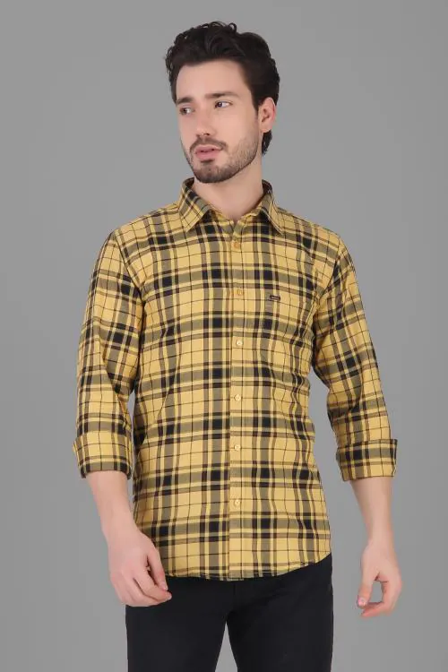 DESIGN UP MEN CASUAL LIGHT GREEN CHECK Shirt Available in a variety of solid colors and patterns, including plaids, stripes, and florals size L