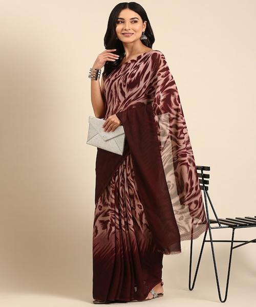 MATKEE Floral Print Georgette Partywear Sarees for women ,partywear,dailywear,bollywood saree,latest collection