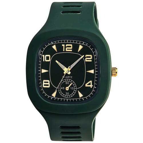 SWADESI STUFF Analogue Green Dail Watch For Unisex-Adult- (6 CRONO $)