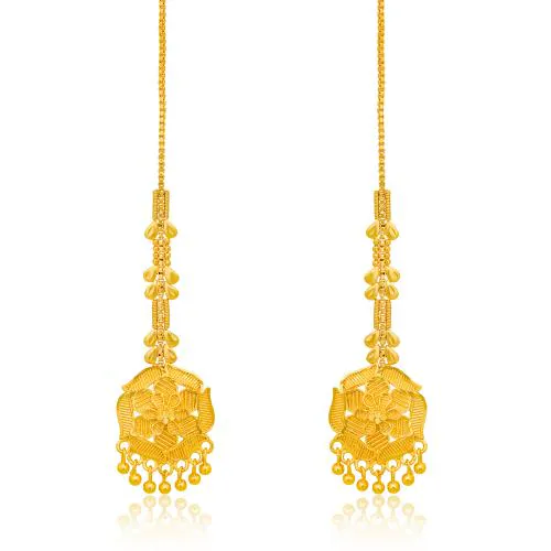 arch fashion Traditional Gold Platted Changeable Kaanchain Earrings CMB2018,2025