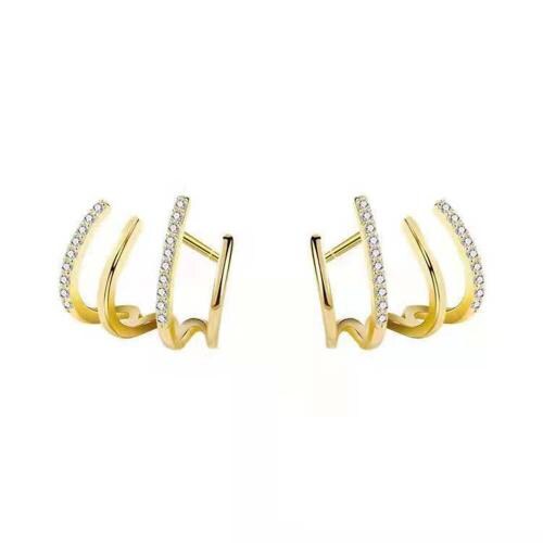 PolluxCraft Korean Earring For Girl And Women / Gold Plated Alloy Earring Alloy Stud Earring