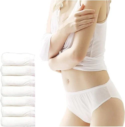 Sassyvilla Disposable Panties for Women Travel Maternity Period Spa Saloon Innerwear (Pack of 6)