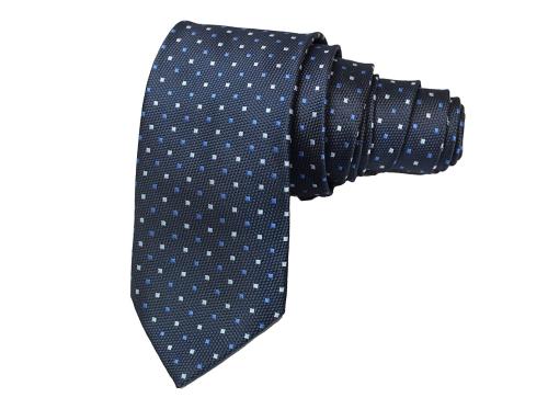 TIE STUDIO Men Blue Microfiber Necktie