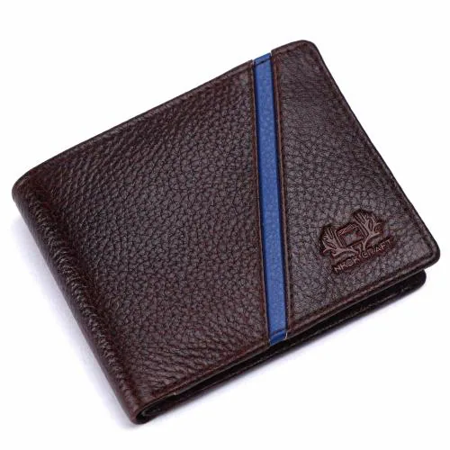 NKSK CRAFT Men's RFID Blocking Leather Wallet for Men's (NC-96)