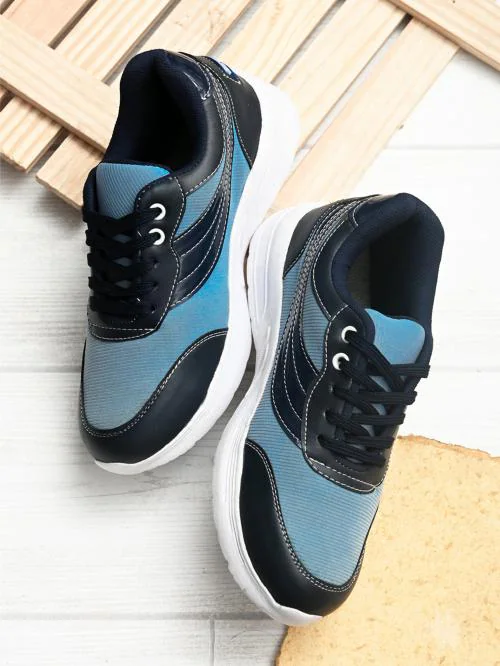 Scettro Blue Lifestyle Trendy Comfortable Lightweight Outdoor Daily wear Sneakers For Women and Girls