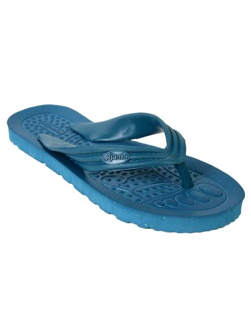 Ajanta's Blue Slippers For Men