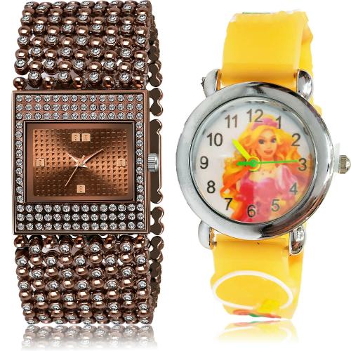 NEUTRON Multi-color Analog Watch Combo For Girls and Women - GL289-GC46