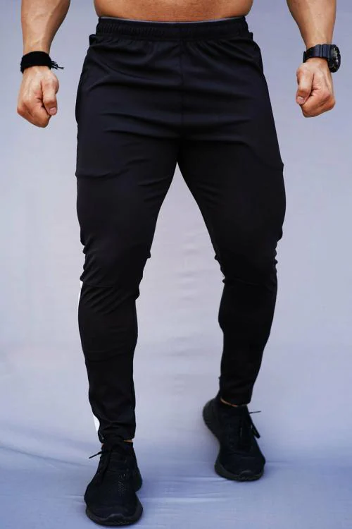 Fuaark Training Track Sports and Gym Jogger track pants lower for Men Black