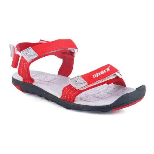 Sparx Red Casual Sandal Men SS-414
