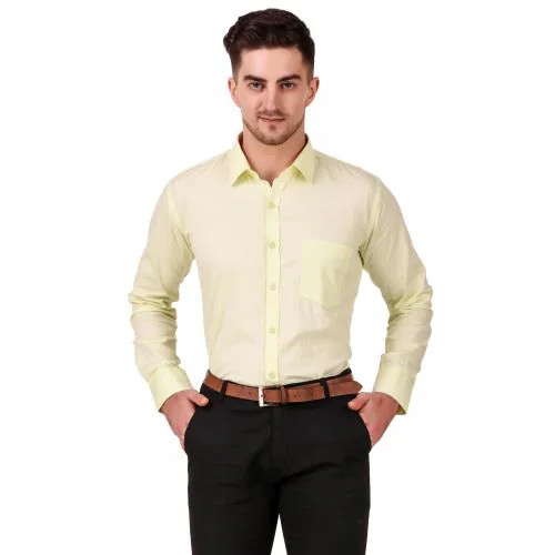 DESIGN UP MEN YELLOW FORMAL SHIRT 3XL|SHIRTS| SHIRT| MENS SHIRT| MEN SHIRTS|FORMAL SHIRT