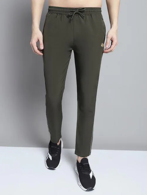 Well Quality Men's Polyester Sports and Gym Wear Regular Fit Trackpant(Dark Green)