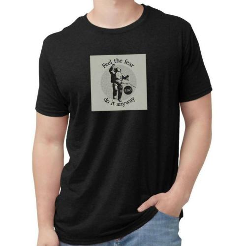 YOLO Men Black Graphic Print Cotton Blend Round Neck Half Sleeve Tshirt (S)