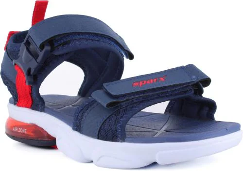 Sparx Men SS-543 Navy Red Floater Sandals