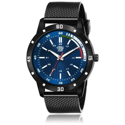 SWADESI STUFF Analogue Multicolor Dail Watch For Men- (SDS 96 BLUE)