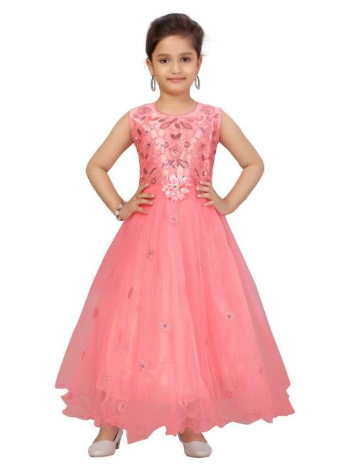 Aarika Girls Gajri Colour Gown