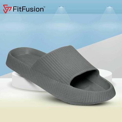 FitFusion Fashion Slide for Men Extra Soft and Comfortable Mens Flip Flop and Slipper