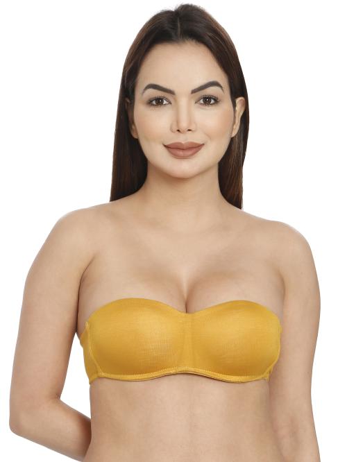 ILRASO HEIDI BALCONETTE BRA | DEMI CUP | MUSTARD | DEATCHABLE STARPS